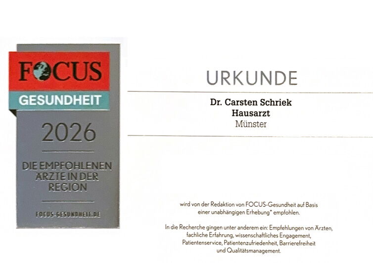 Auszeichnung Focus 2026