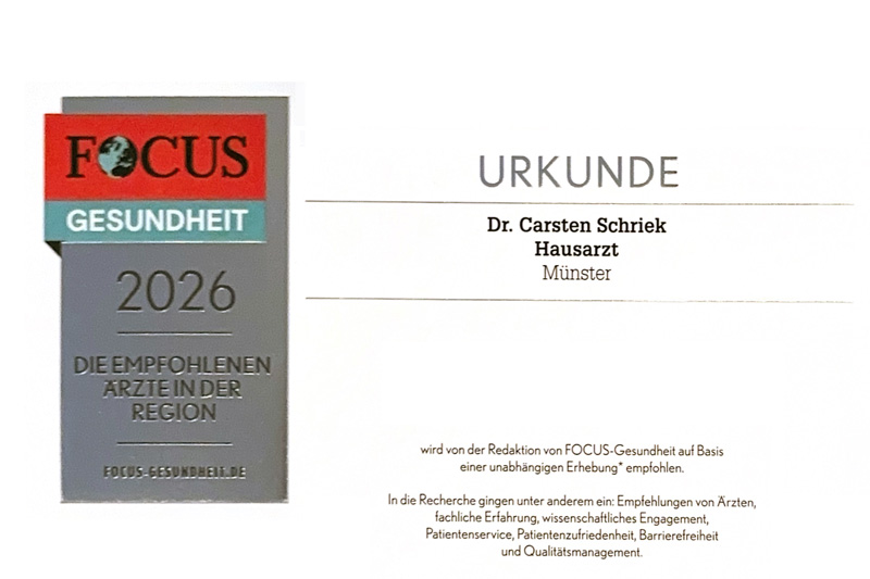 Auszeichnung Focus 2026